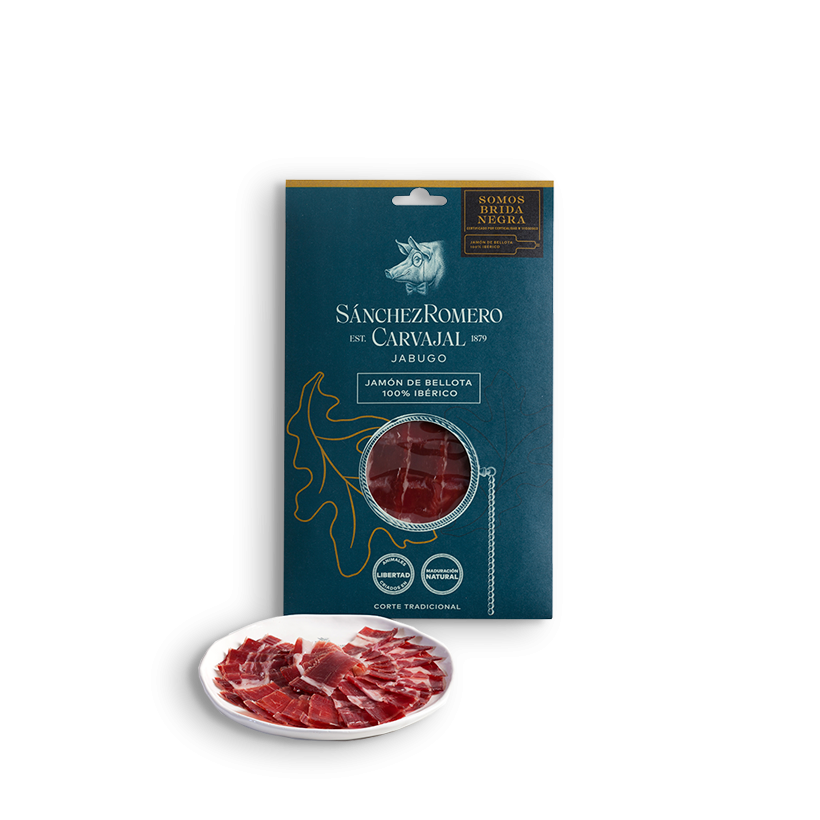 Jamón ibérico loncheado Sánchez Romero Carvajal