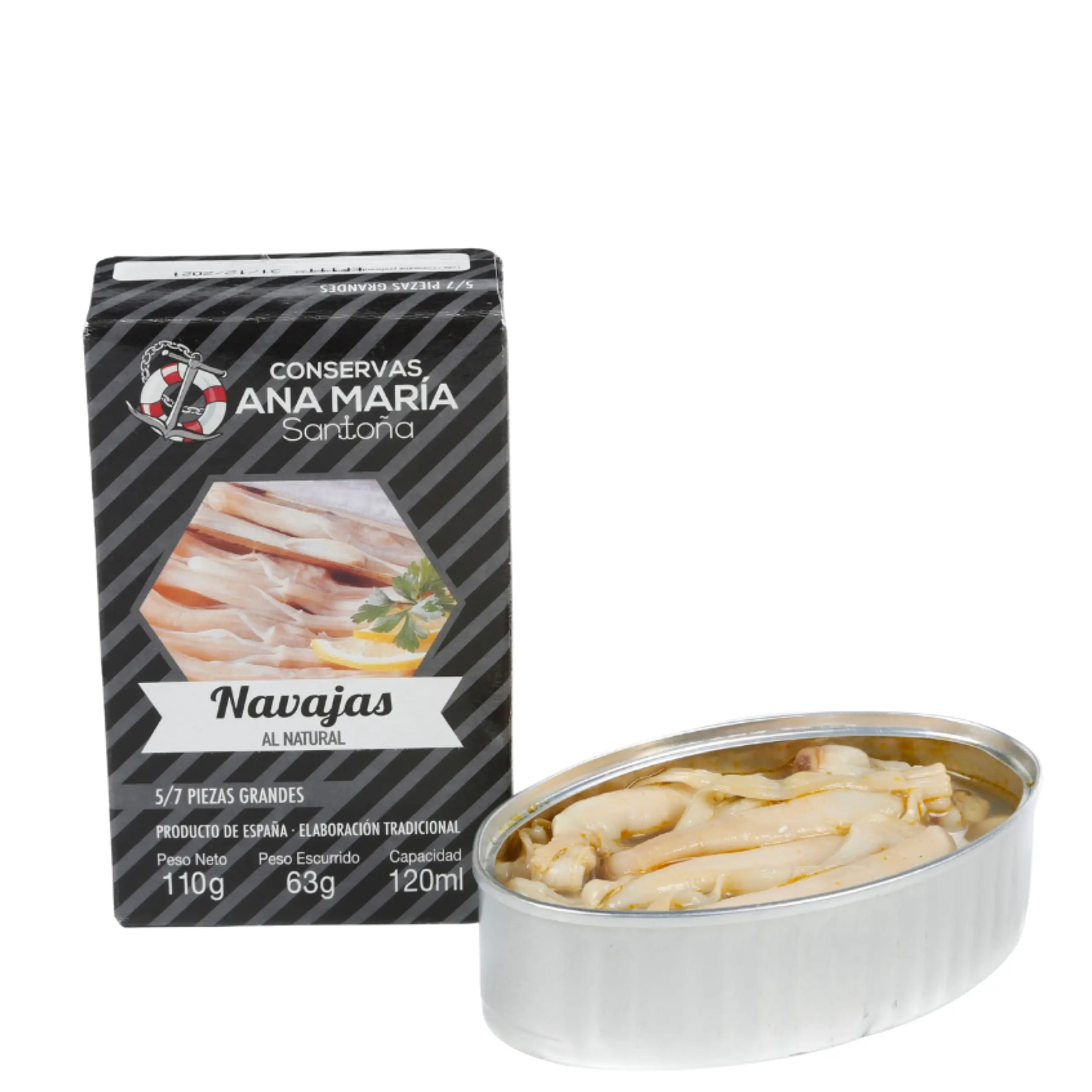 Navajas al natural - Ana María Santoña