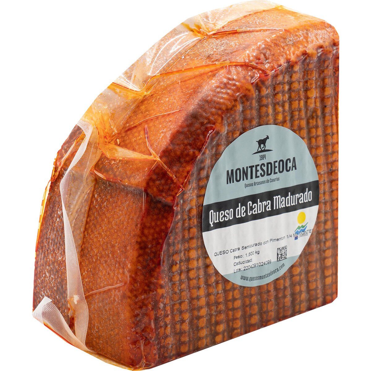 Queso semicurado al pimentón - Montesdeoca